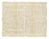 Clara Barton Autograph Letter Signed From 1861 -- Barton Defends Her Brother, Later Imprisoned as a Confederate Spy -- ''...he is noble souled, and generous to a fault, and at heart a patriot...''